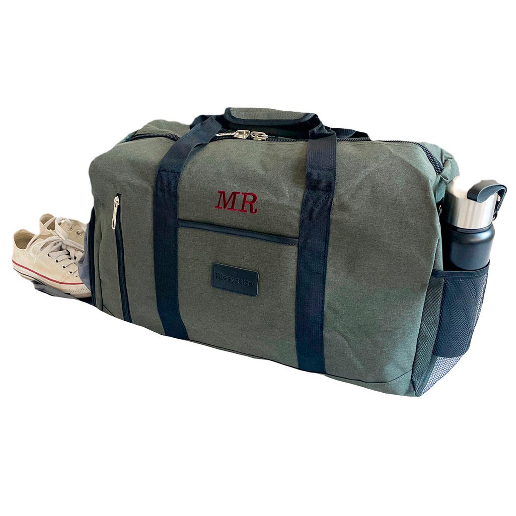Bolsa deportiva de viaje con iniciales