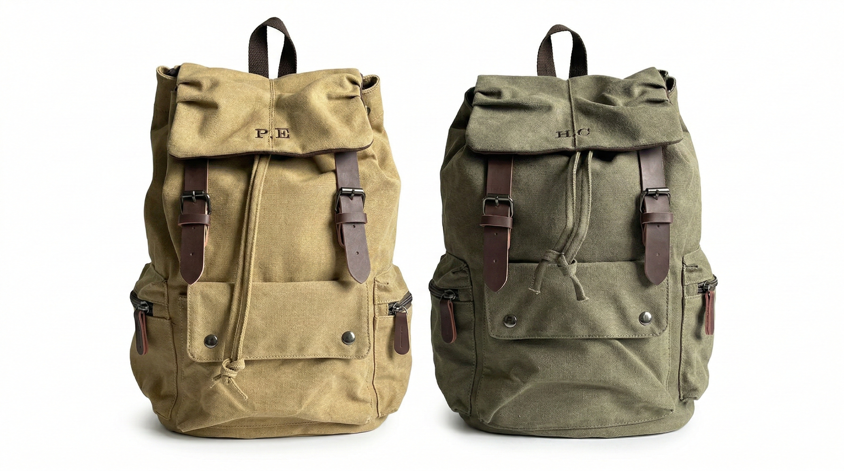 Mochilas de Lona con Iniciales Personalizadas