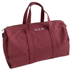 Bolsa fin de semana india mostaza con flores