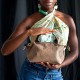 Bolso de piel trenzado