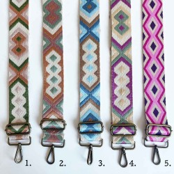 Correa colorida para bolsos