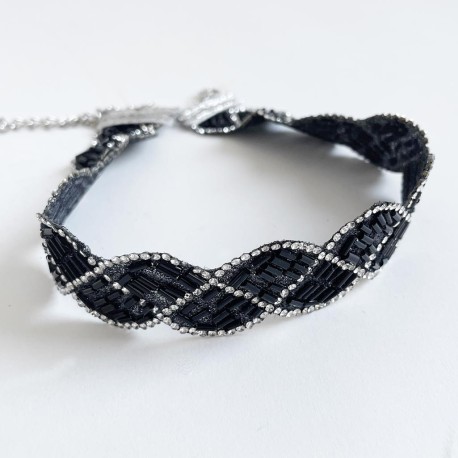 Gargantilla choker espejos redondos