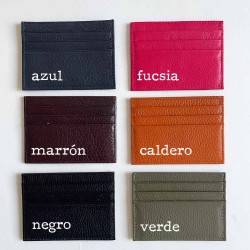 Regalos Día del padre. Tarjetero con iniciales.