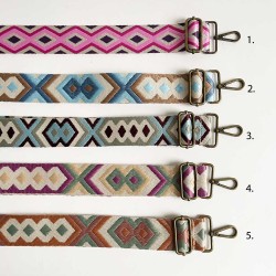 Correa colorida para bolsos