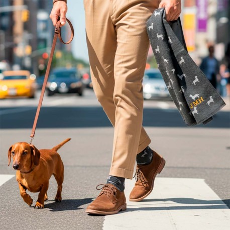 Bufanda personalizada para hombre en azul