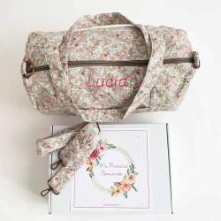 Regalo de comunión para niña bolsa liberty personalizada
