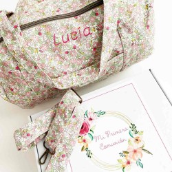 Regalo de comunión para niña bolsa liberty personalizada