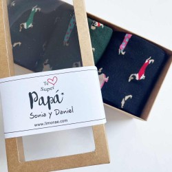 Detalle dia del padre calcetines divertidos