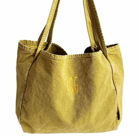 Bolso Hobo mostaza
