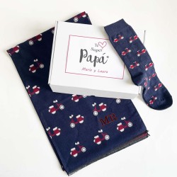 Regalo para papá bufanda y calcetines