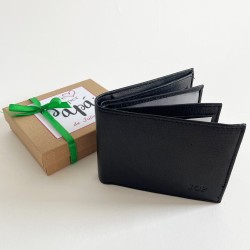Regalos Día del Padre cartera cuero con iniciales