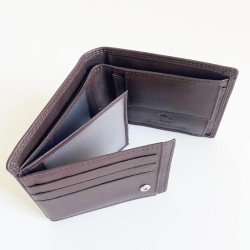 Regalos profe. Cartera de cuero con iniciales