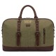 Bolsa de viaje con iniciales verde caza