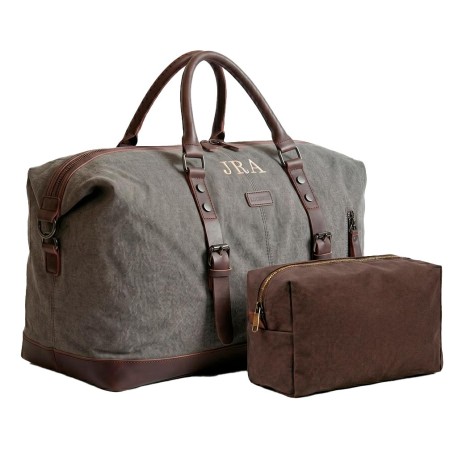 Bolsa fin de semana personalizada con neceser