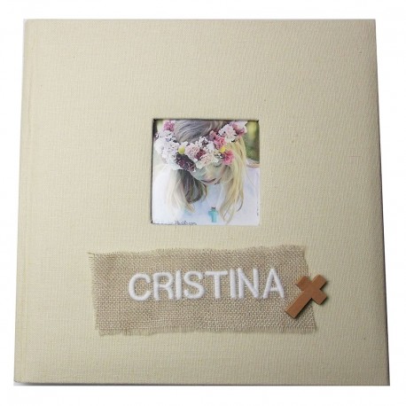 Album de fotos personalizado para Comunión niña