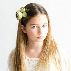 diadema flor comunion