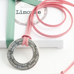 Collar aro de plata para profesoras