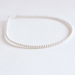 Diadema perlitas para Primera Comunión