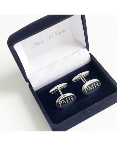 Gemelos de plata regalo de Primera Comunión