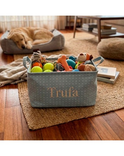 Cesto para Juguetes de Perro Personalizado
