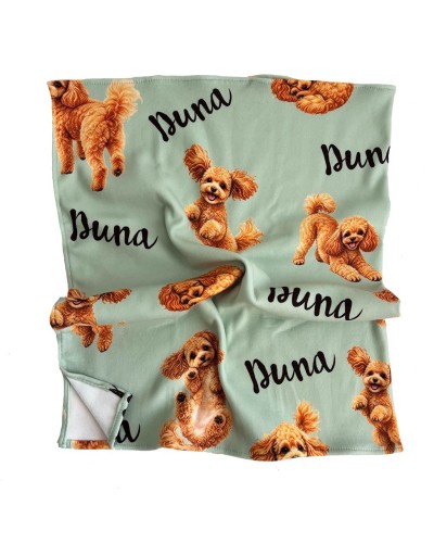 Manta personalizada para Caniches o poodle | Limonae