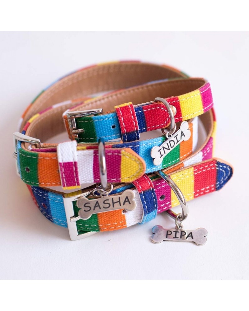 Collar para Mascotas con Nombre Grabado | Limonae