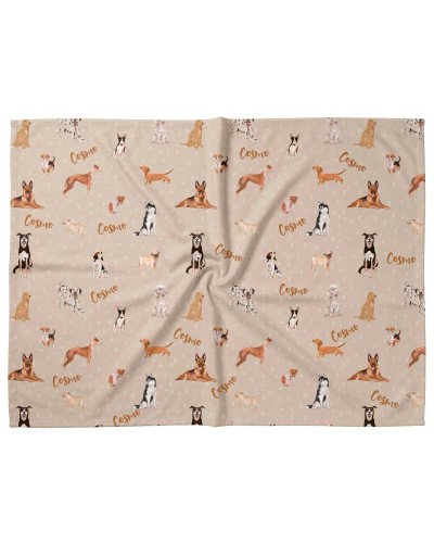 Manta Beige Personalizada para Perros | Regalo Original