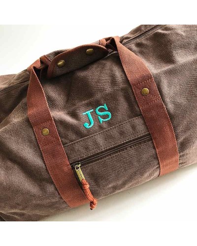 Bolsa de lona para hombre con iniciales Estepa