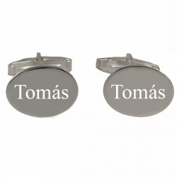 Gemelos de plata regalo de Primera Comunión