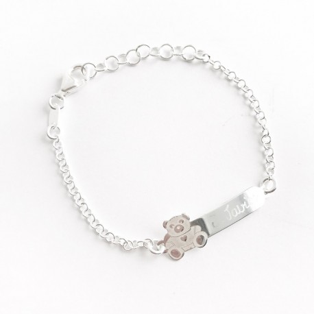 Esclava de plata para bebés