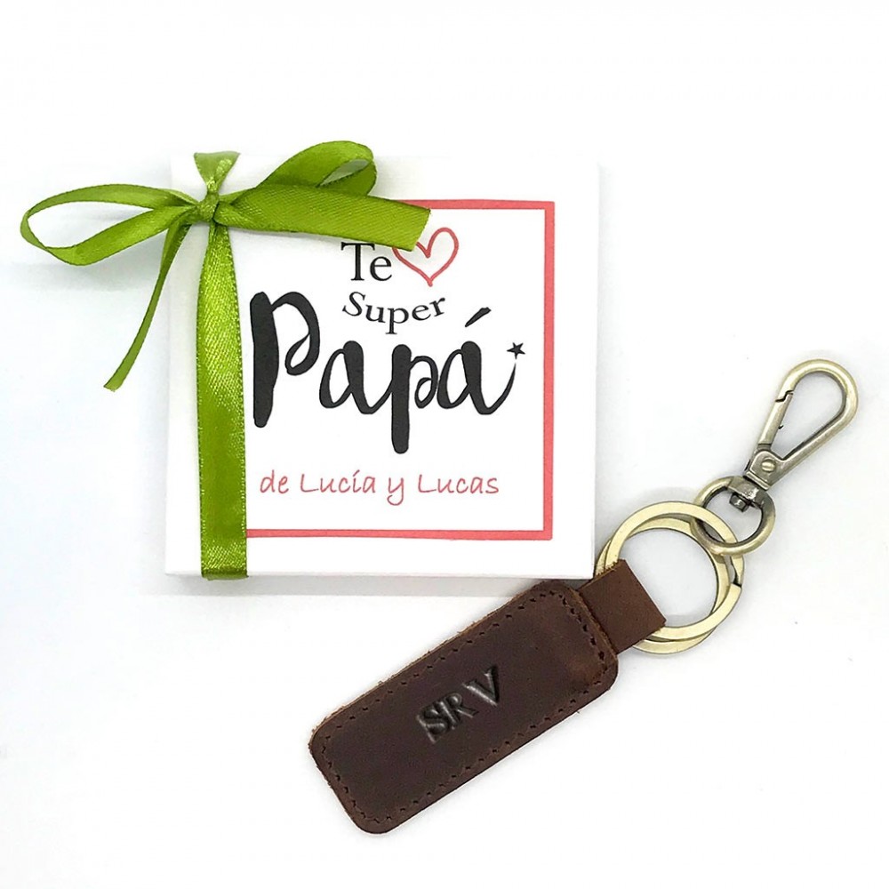 Llavero personalizado para el Día del Padre, llaveros personalizados para  papá, regalos de amor originales para