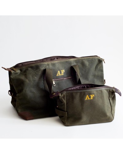 Bolsa viaje personalizada fin de semana encerada