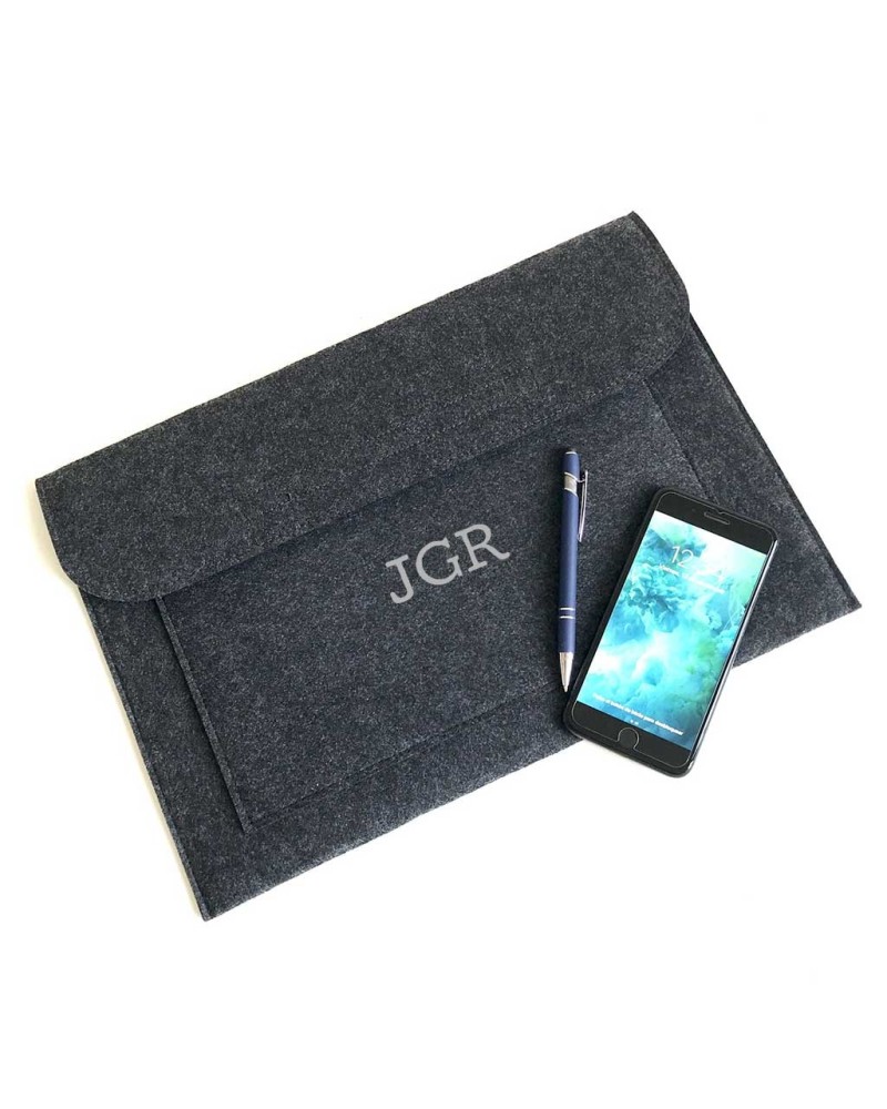 Funda portátil de fieltro personalizada