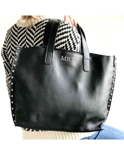Bolso personalizado grande piel tipo serpiente Chicago