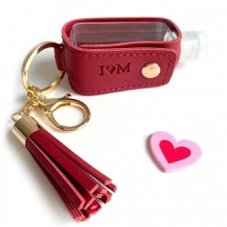 Detalle San Valentin llavero dispensador gel personalizado