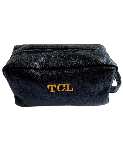 Neceser de piel para hombre personalizado