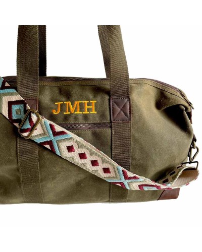 Bolsa viaje personalizada fin de semana encerada
