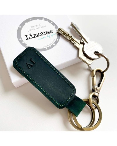 Llavero de cuero personalizado