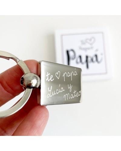 Llavero personalizado para regalar a papá