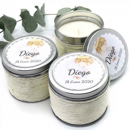Set de 6 velas olor vainilla
