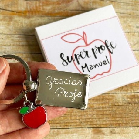 Llavero personalizado para profes