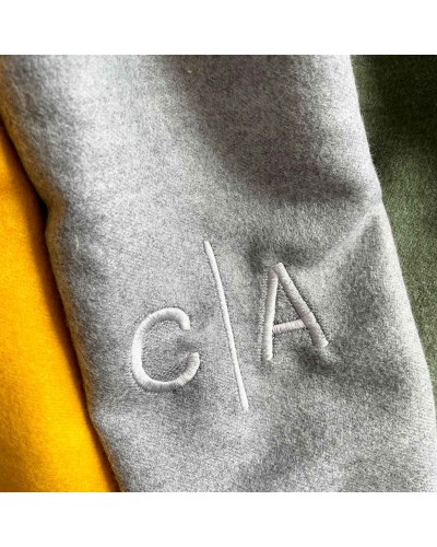 Bufanda personalizada bicolor de cashmere
