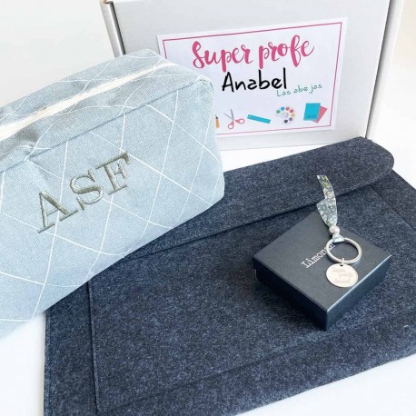 Set de regalo para profesoras con funda portátil