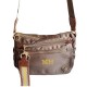 Bolso bandolera de nylon bordado con iniciales