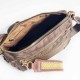 Bolso bandolera de nylon bordado con iniciales