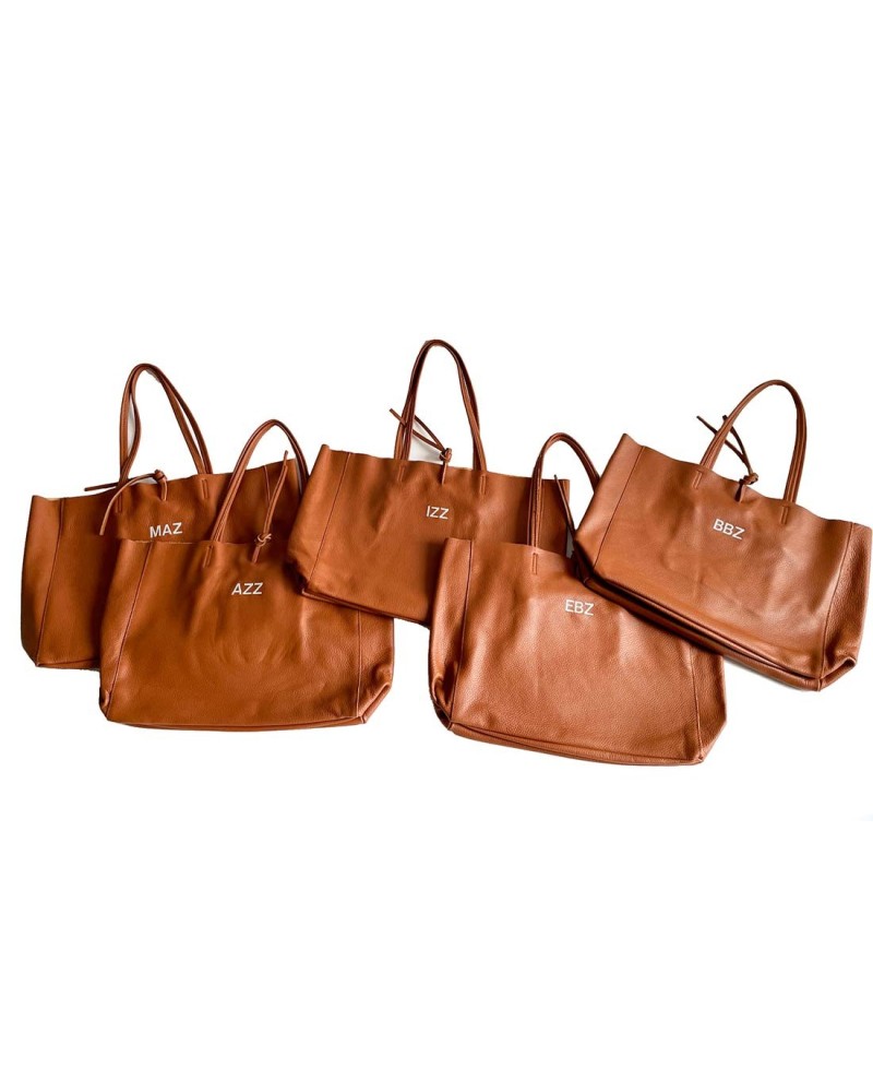 Bolsos d epiel personalizados con logo o iniciales