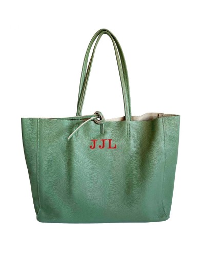 Bolsos d epiel personalizados con logo o iniciales