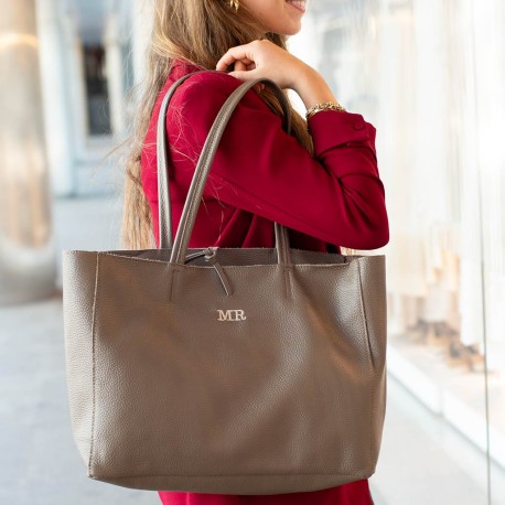 Bolso personalizado Praga color piedra