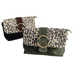 Bolso clutch leopardo