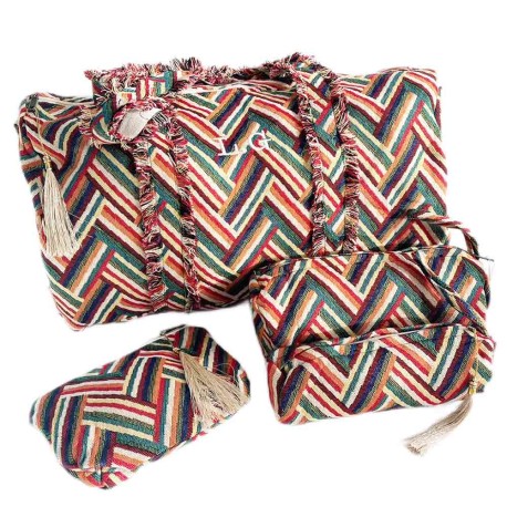 Bolsa con 3 neceseres a juego